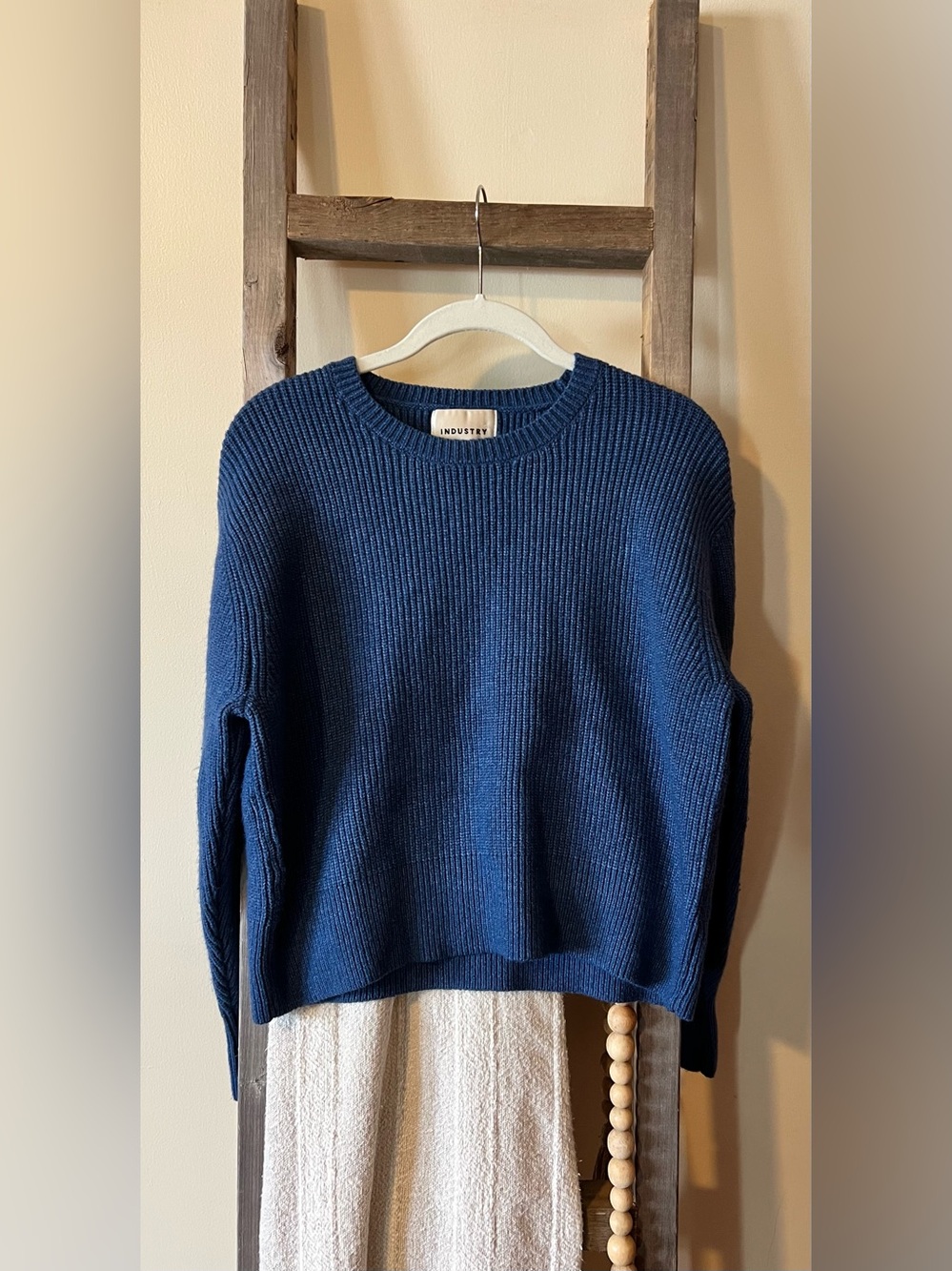 Industry Republic Clothing Blue knit Crewneck Sweater size small